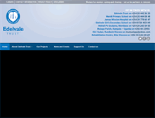 Tablet Screenshot of edelvaletrust.org